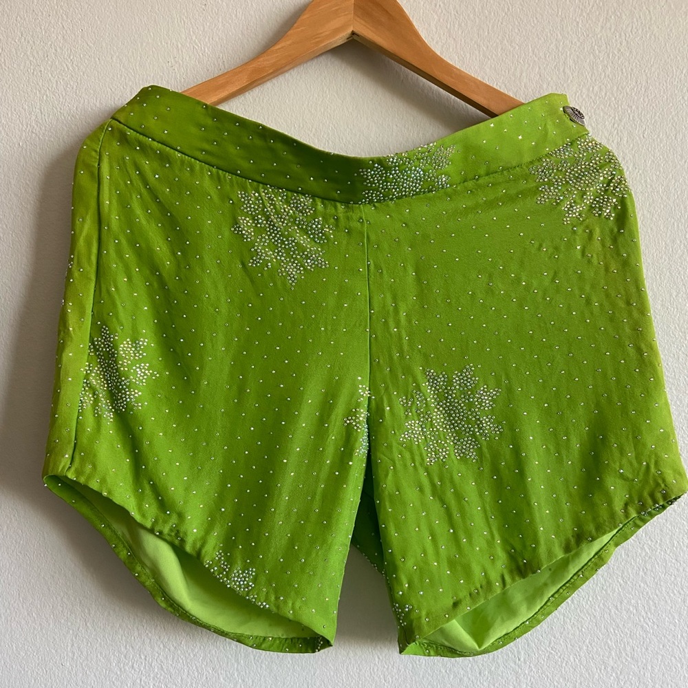 Shyali Couture Handmade Rhinestone shorts